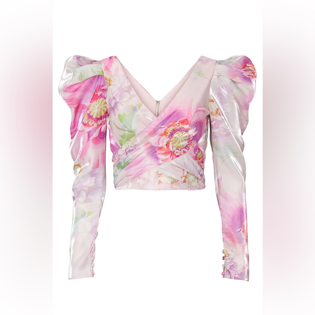 Flor Et.Al Floral Pink Top